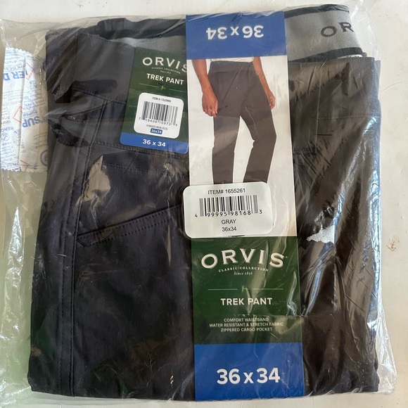 Orvis Pants Orvis Trek Pant Size 3634 Iron 52595 Water